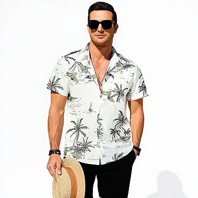 Short Sleeve Hawaiian Floral Shirt