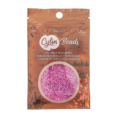 Cylin Bead 11/0 Ceylon Glass Cylindrical Seed Beads 25g Bag