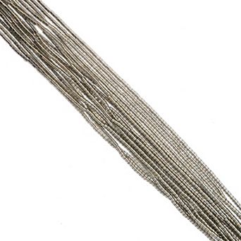 Cylin Bead 11/0 Glass Cylindrical Silver Lined Seed Beads 23g Hank