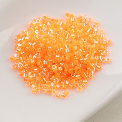 Cylin Bead 11/0 Glass Cylindrical Neon Color Seed Beads 25g Bag