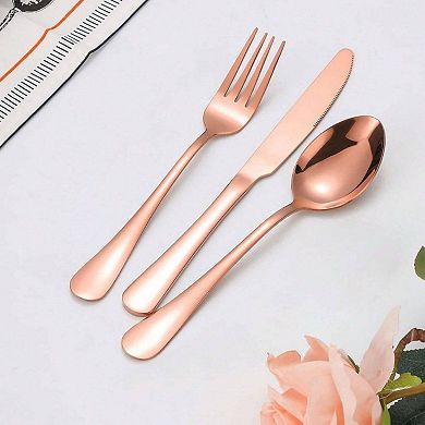 Travel Utensil Set with Case - Knife, Fork, Spoon, Steak Knife, Chopsticks and more