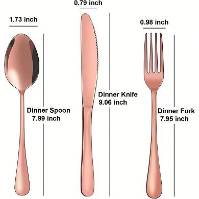 Travel Utensil Set with Case - Knife, Fork, Spoon, Steak Knife, Chopsticks and more