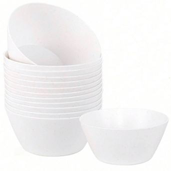 Set of 12 Unbreakable Wheat Straw Bowls - Durable, Lightweight, Dishwasher & Freezer Safe