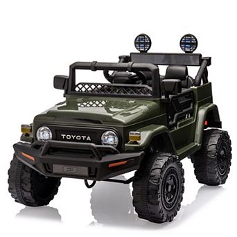 12V Licensed Toyota Ride-On Truck Car for Kids with Parent Remote Control Electric Toy Car for kids