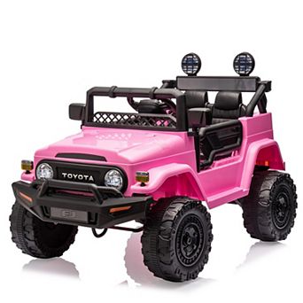 12V Licensed Toyota Ride-On Truck Car for Kids with Parent Remote Control Electric Toy Car for kids