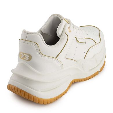 Andrea Women’s Fashion Platform Sneakers with Elevated Sole 90418