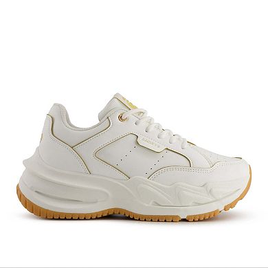 Andrea Women’s Fashion Platform Sneakers with Elevated Sole 90418