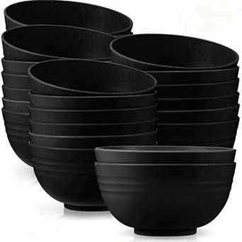 Unbreakable 24 Oz Cereal Bowls - Microwave & Dishwasher Safe - Wheat Straw Fiber