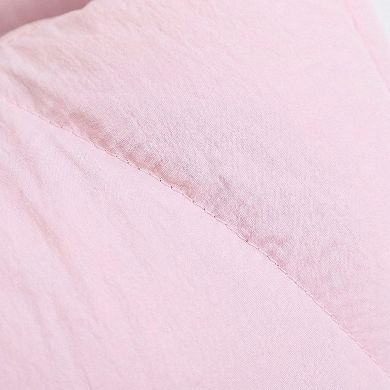 Women's Padded Shoulder Bag with Adjustable Knotted Strap Soft Quilted Texture and Zipper Closure