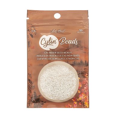 Cylin Bead 11/0 Glass Cylindrical Luster Finish Seed Beads 25g Bag
