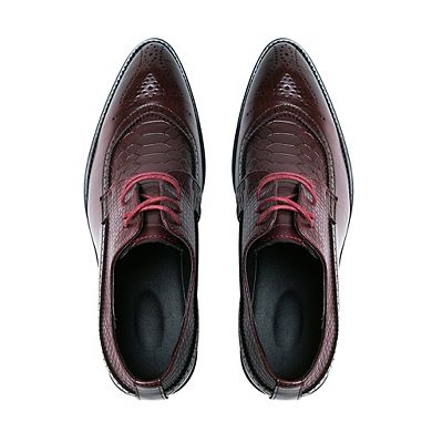 Men's Classic Business Formal High-End Wingtip Oxford Brogue Shoes