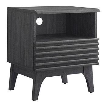 Nightstand in Contemporary Design, Sturdy Base, Sleek Finish