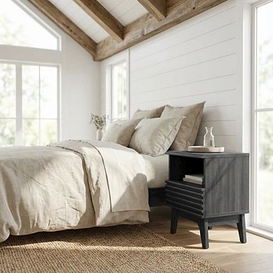 Nightstand in Contemporary Design, Sturdy Base, Sleek Finish