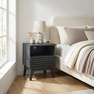 Nightstand in Contemporary Design, Sturdy Base, Sleek Finish