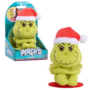 Just Play Perch'd The Grinch Shoulder Plush Toy