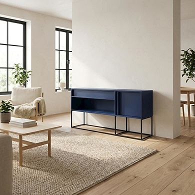 TV Stand for 65-Inch TVs with LED Lighting