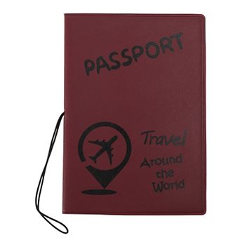 1 pc Airplane Location Marker Passport Holder