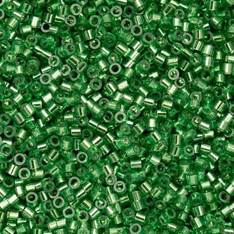 Cylin Bead 11/0 Glass Cylindrical Silver Lined Seed Beads 25g Bag