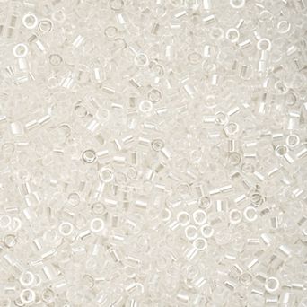 Cylin Bead 11/0 Glass Cylindrical Transparent Seed Beads 25g Bag