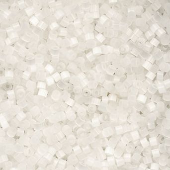 Cylin Bead 11/0 Glass Cylindrical Transparent Seed Beads 25g Bag