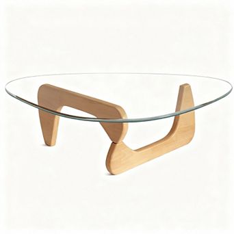 Mid-Century Modern Glass Coffee Table