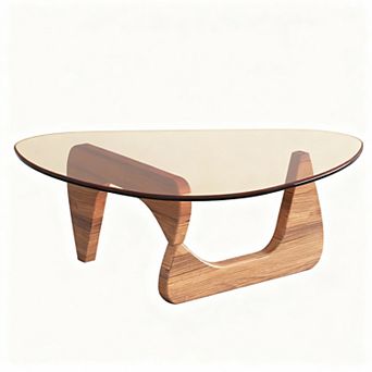 Mid-Century Modern Glass Coffee Table