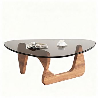 Mid-Century Modern Glass Coffee Table
