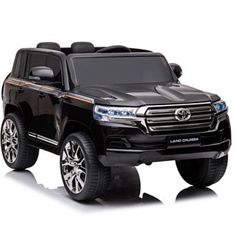 Licensed Toyota Land Cruiser 12V Kids Ride-On Car Truck,2-Seater,3 Speed,Remote Control,Music & Horn