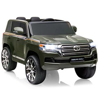 Licensed Toyota Land Cruiser 12V Kids Ride-On Car Truck,2-Seater,3 Speed,Remote Control,Music & Horn