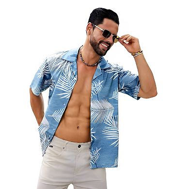 Men’s Short Sleeve Hawaiian Beach Shirt