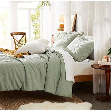 Comforter Set - 7 Piece Dusty Pink Bedding, Botanical Design, Breathable Microfiber