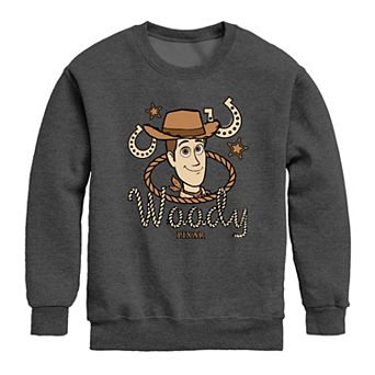 Boys 8-20 Disney / Pixar's Toy Story 5 Woody Cowboy Crew Fleece Sweatshirt