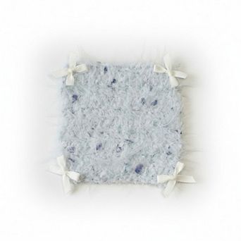 Plush Knit Coaster with Bow Corners Soft Table Protector
