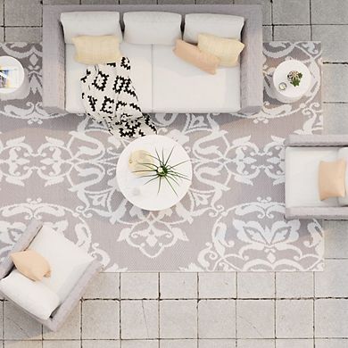 New Wrought Iron 4ftx6ft Outdoor Rug