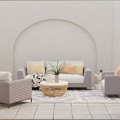 New Wrought Iron 4ftx6ft Outdoor Rug