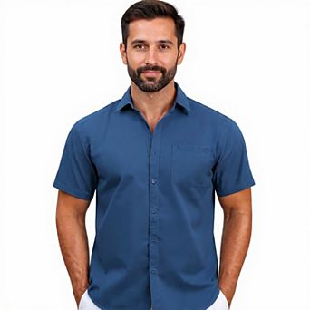 Men's Untucked Summer Dress Shirt