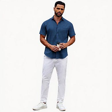 Men's Untucked Summer Dress Shirt