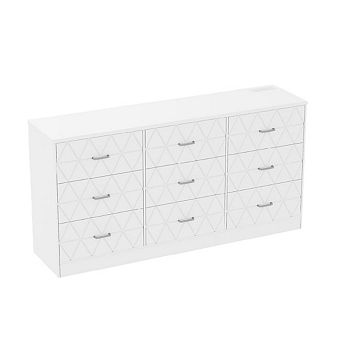 Large Dresser for Bedroom with Power Outlet, 9 Drawers Dresser for Bedroom