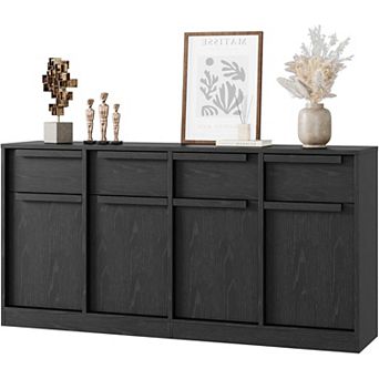 Sideboard Buffet Cabinet with Drawers, Large Coffee Table