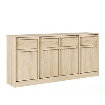 Sideboard Buffet Cabinet with Drawers, Large Coffee Table