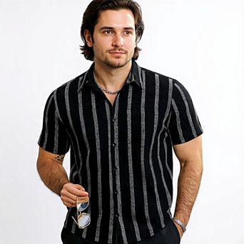 Men's Vintage Beach Shirt with Pocket