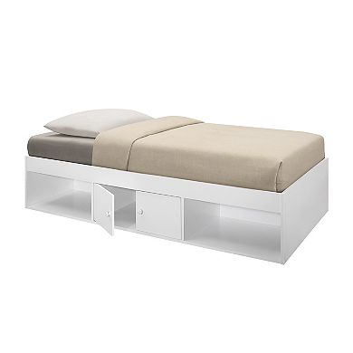 Kings Brand Furniture Twin Storage Platform Bed with Drawers