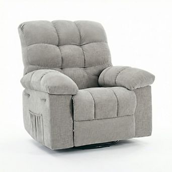 ANIXOL Oversized Swivel Rocker Recliner Chair