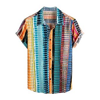 Men's Beach Floral Hawaiian Shirt