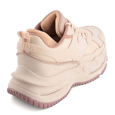 Andrea Women’s Casual Chunky Sneakers with Cushioned Support 61806