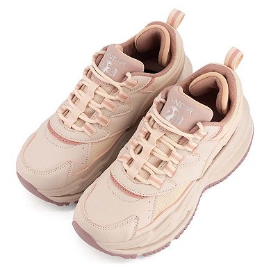 Andrea Women’s Casual Chunky Sneakers with Cushioned Support 61806