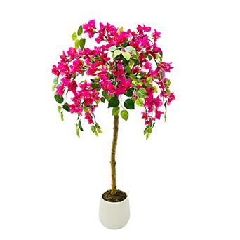 Lifelike Artificial Tree for Indoor & Outdoor,Faux Planter Potted Fake Tree Flower, for Home, Office