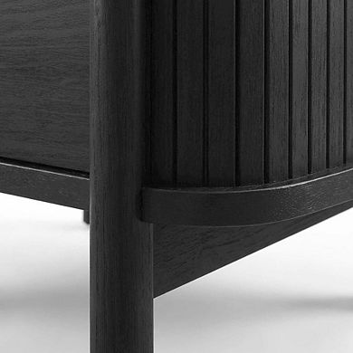 Nightstand with 2 Drawers and Modern Design for Bedroom Storage