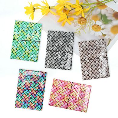 Woven Plaid Passport Holder 1 Pc