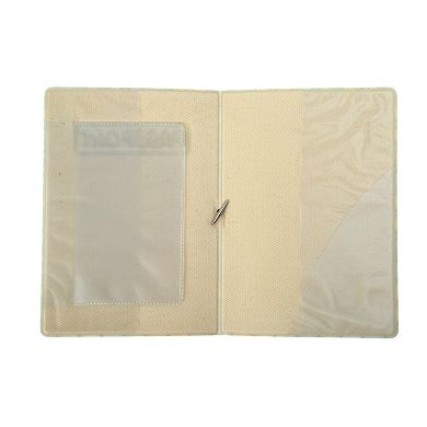 Woven Plaid Passport Holder 1 Pc